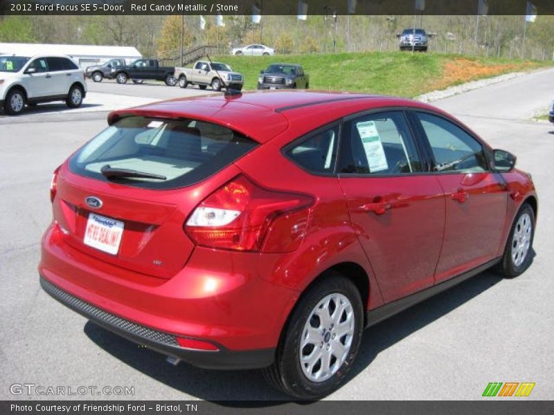 Red Candy Metallic / Stone 2012 Ford Focus SE 5-Door