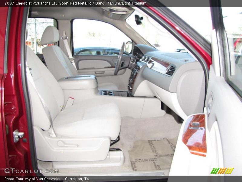 Sport Red Metallic / Dark Titanium/Light Titanium 2007 Chevrolet Avalanche LT