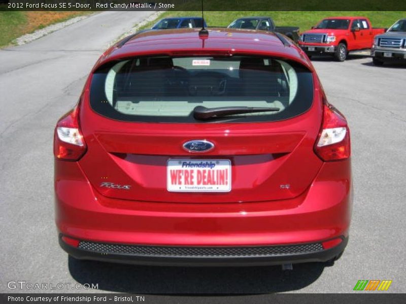 Red Candy Metallic / Stone 2012 Ford Focus SE 5-Door