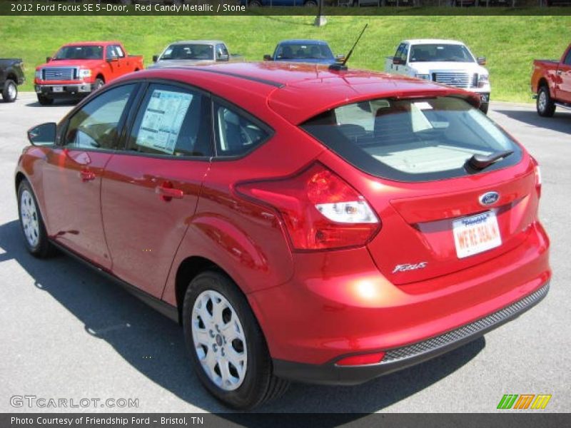 Red Candy Metallic / Stone 2012 Ford Focus SE 5-Door