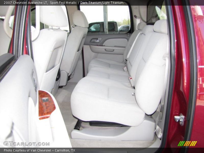 Sport Red Metallic / Dark Titanium/Light Titanium 2007 Chevrolet Avalanche LT