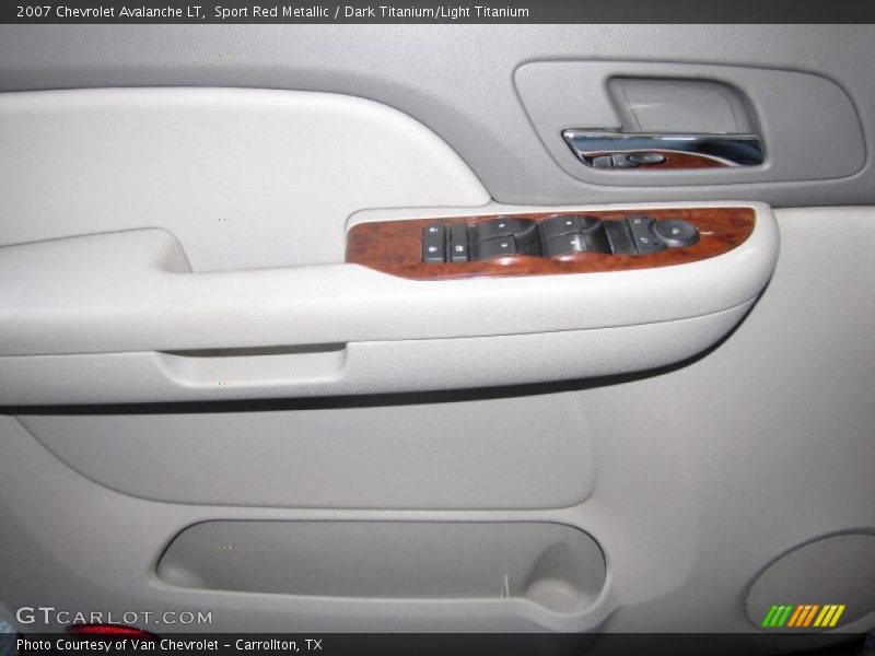 Sport Red Metallic / Dark Titanium/Light Titanium 2007 Chevrolet Avalanche LT