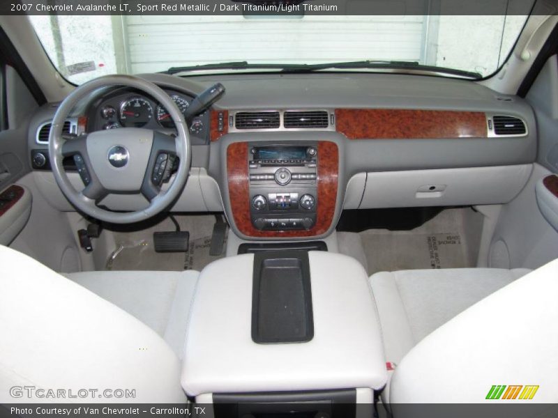 Sport Red Metallic / Dark Titanium/Light Titanium 2007 Chevrolet Avalanche LT