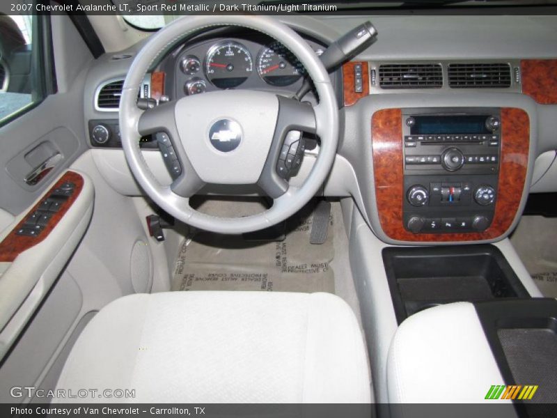 Sport Red Metallic / Dark Titanium/Light Titanium 2007 Chevrolet Avalanche LT