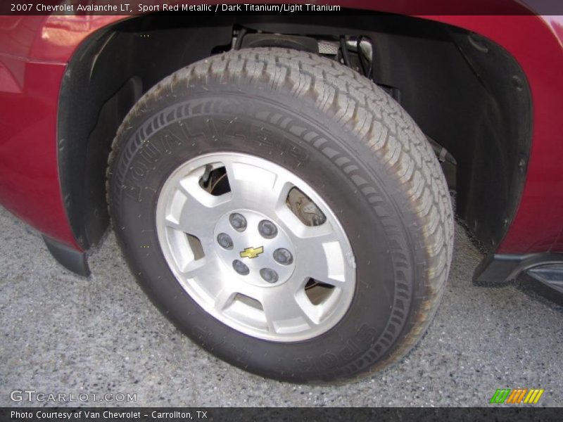 Sport Red Metallic / Dark Titanium/Light Titanium 2007 Chevrolet Avalanche LT