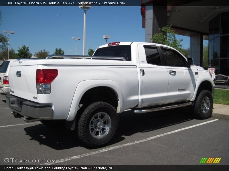 Super White / Graphite Gray 2008 Toyota Tundra SR5 Double Cab 4x4