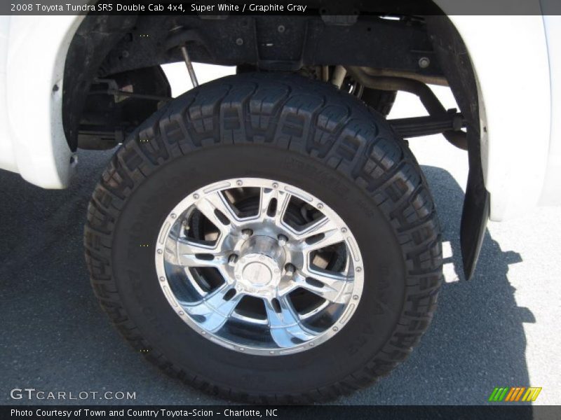 Super White / Graphite Gray 2008 Toyota Tundra SR5 Double Cab 4x4