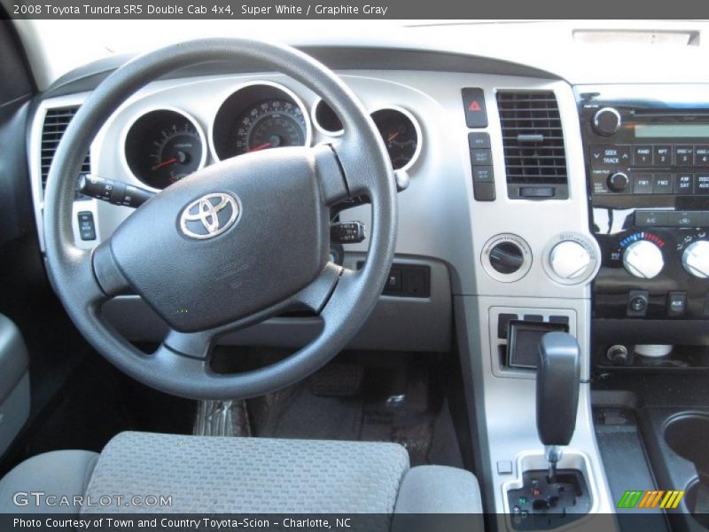 Super White / Graphite Gray 2008 Toyota Tundra SR5 Double Cab 4x4