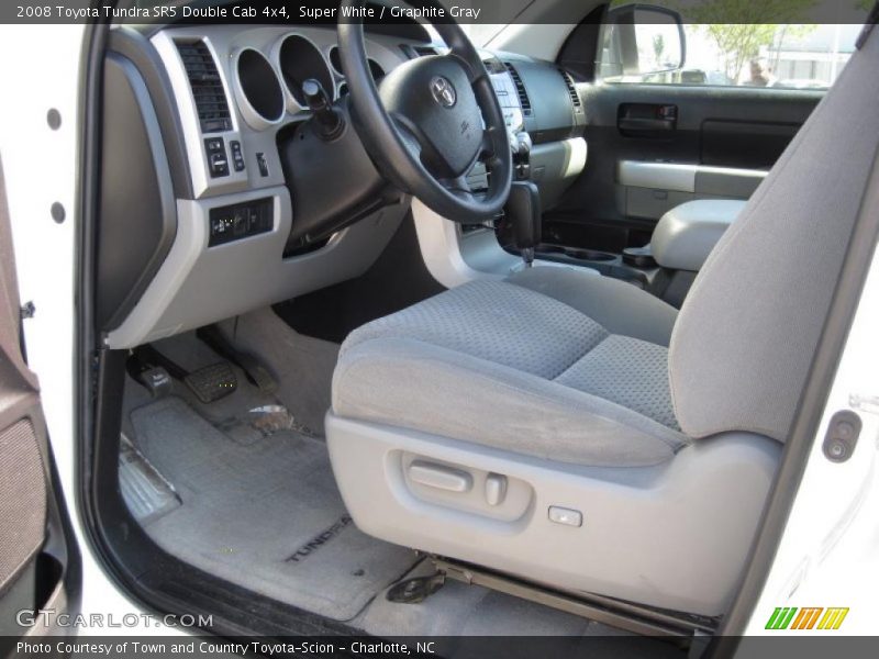 Super White / Graphite Gray 2008 Toyota Tundra SR5 Double Cab 4x4