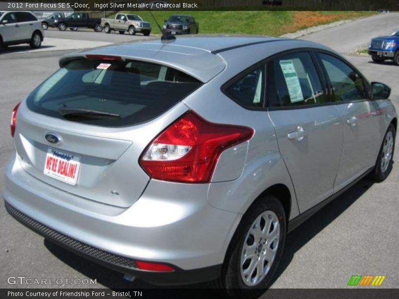 Ingot Silver Metallic / Charcoal Black 2012 Ford Focus SE 5-Door