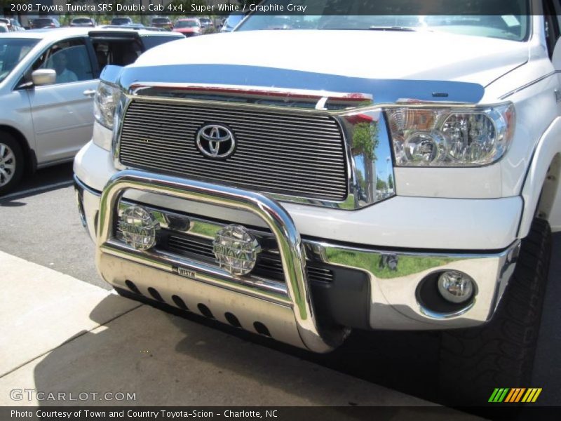 Super White / Graphite Gray 2008 Toyota Tundra SR5 Double Cab 4x4