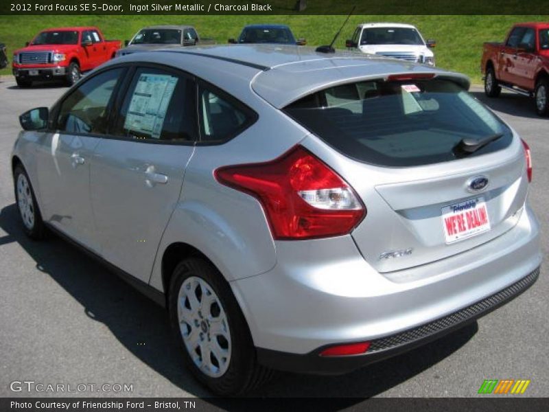 Ingot Silver Metallic / Charcoal Black 2012 Ford Focus SE 5-Door