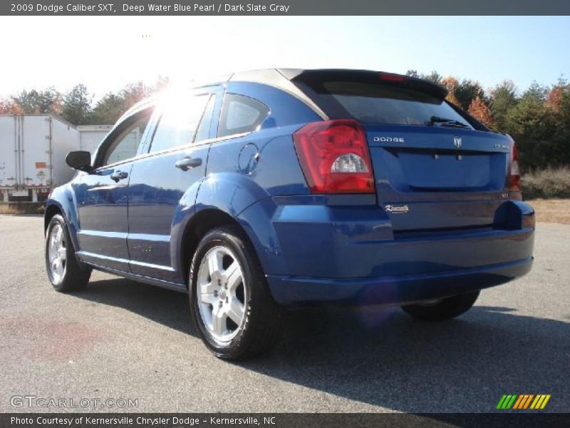 Deep Water Blue Pearl / Dark Slate Gray 2009 Dodge Caliber SXT