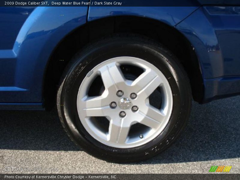 Deep Water Blue Pearl / Dark Slate Gray 2009 Dodge Caliber SXT