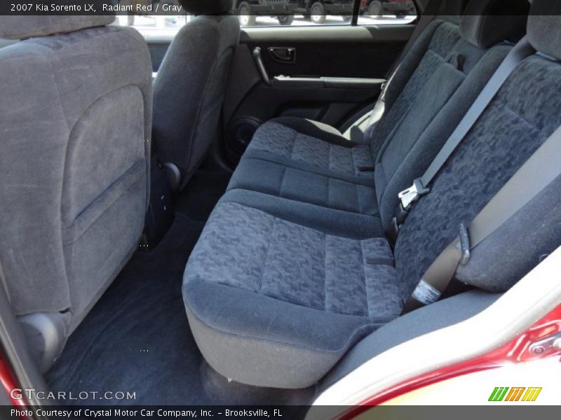 Radiant Red / Gray 2007 Kia Sorento LX