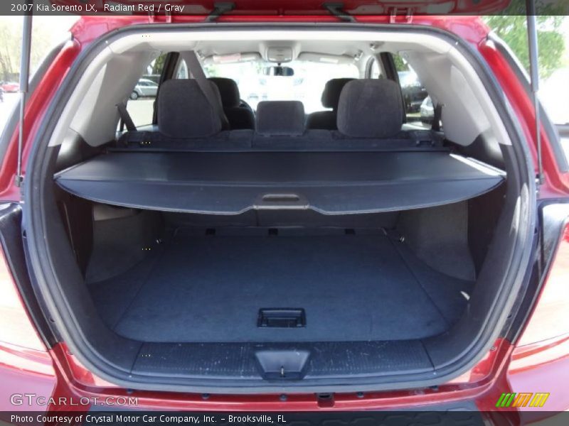 Radiant Red / Gray 2007 Kia Sorento LX