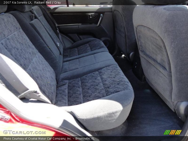 Radiant Red / Gray 2007 Kia Sorento LX