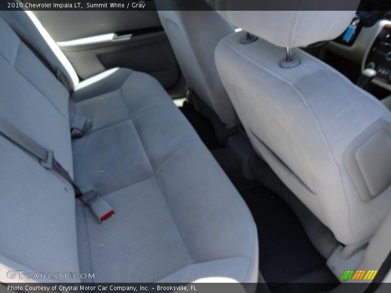 Summit White / Gray 2010 Chevrolet Impala LT