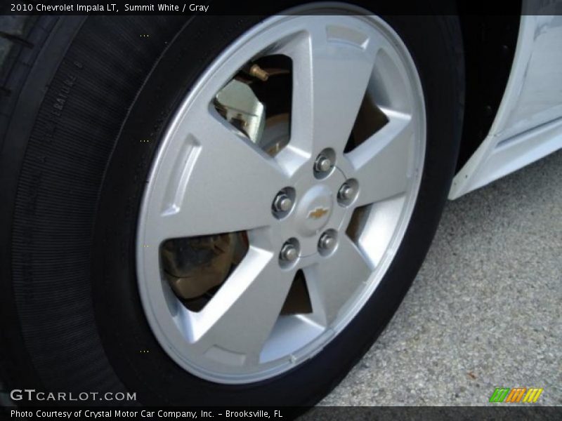 Summit White / Gray 2010 Chevrolet Impala LT