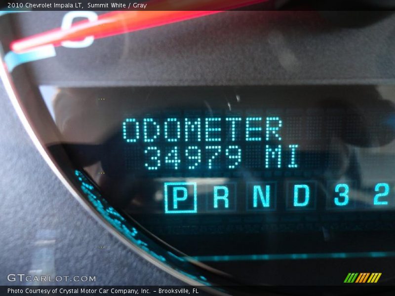 Summit White / Gray 2010 Chevrolet Impala LT