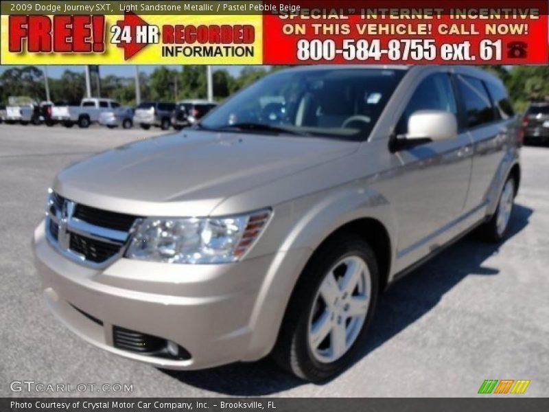 Light Sandstone Metallic / Pastel Pebble Beige 2009 Dodge Journey SXT