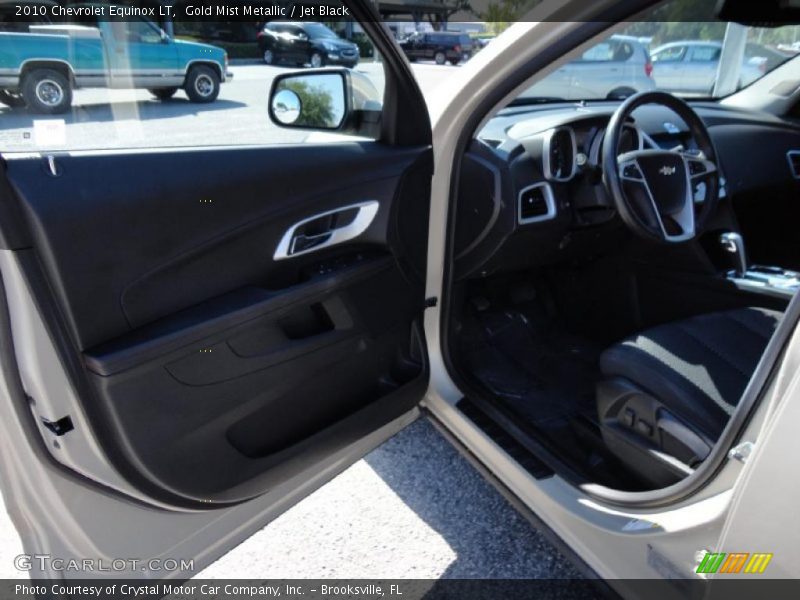 Gold Mist Metallic / Jet Black 2010 Chevrolet Equinox LT