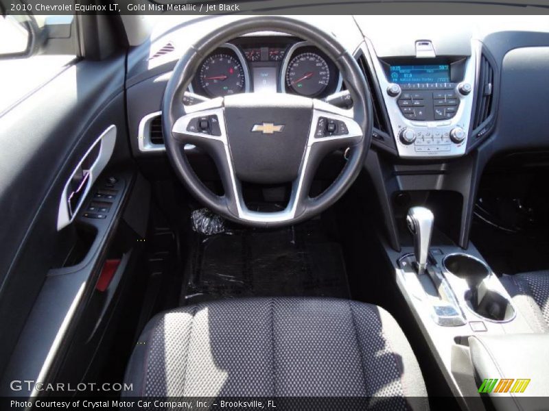 Gold Mist Metallic / Jet Black 2010 Chevrolet Equinox LT