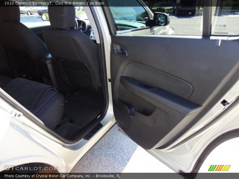 Gold Mist Metallic / Jet Black 2010 Chevrolet Equinox LT