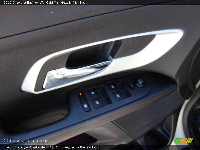 Gold Mist Metallic / Jet Black 2010 Chevrolet Equinox LT