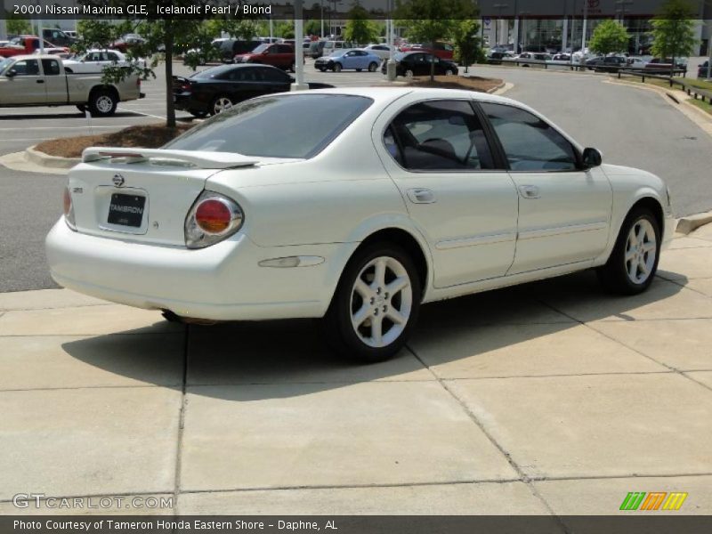 Icelandic Pearl / Blond 2000 Nissan Maxima GLE