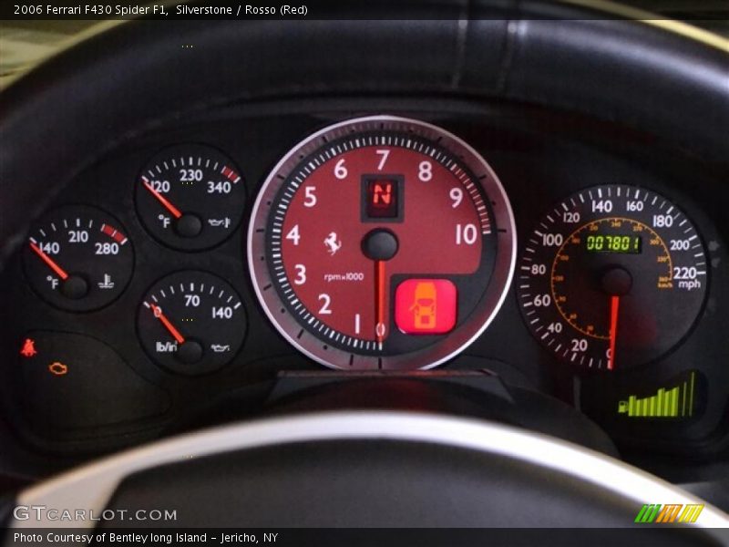 Silverstone / Rosso (Red) 2006 Ferrari F430 Spider F1