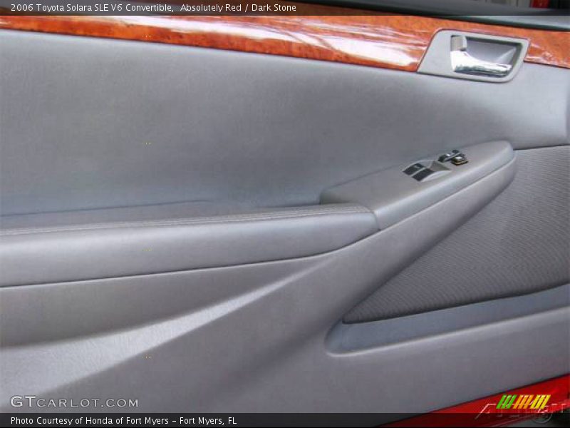 Absolutely Red / Dark Stone 2006 Toyota Solara SLE V6 Convertible