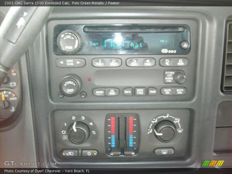 Polo Green Metallic / Pewter 2003 GMC Sierra 1500 Extended Cab