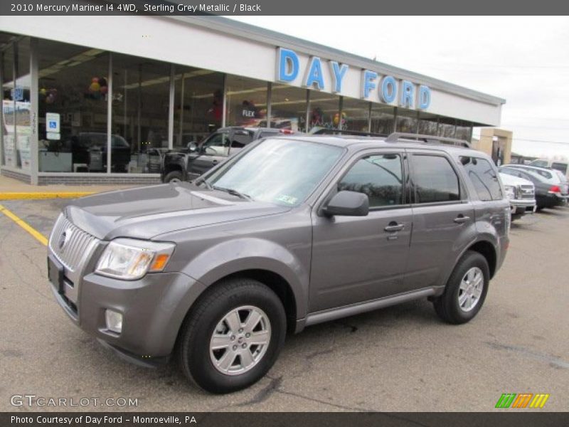Sterling Grey Metallic / Black 2010 Mercury Mariner I4 4WD