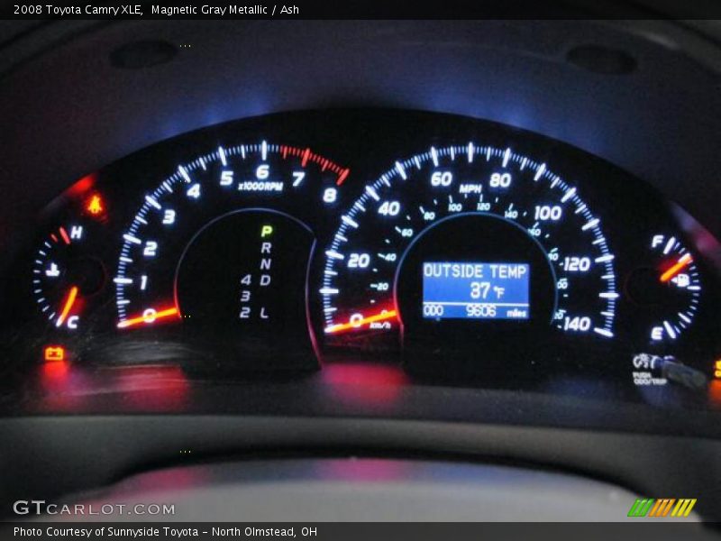 Magnetic Gray Metallic / Ash 2008 Toyota Camry XLE