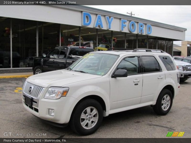 White Suede / Stone 2010 Mercury Mariner I4 4WD