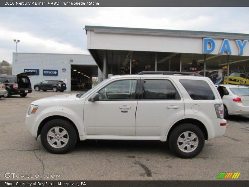White Suede / Stone 2010 Mercury Mariner I4 4WD