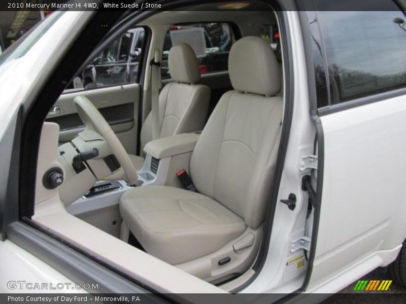 White Suede / Stone 2010 Mercury Mariner I4 4WD