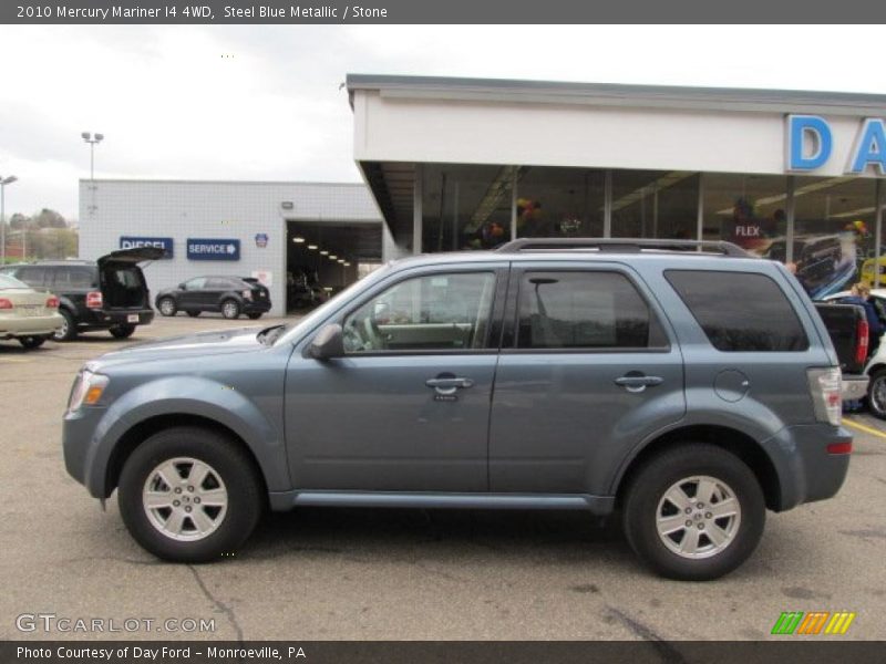 Steel Blue Metallic / Stone 2010 Mercury Mariner I4 4WD