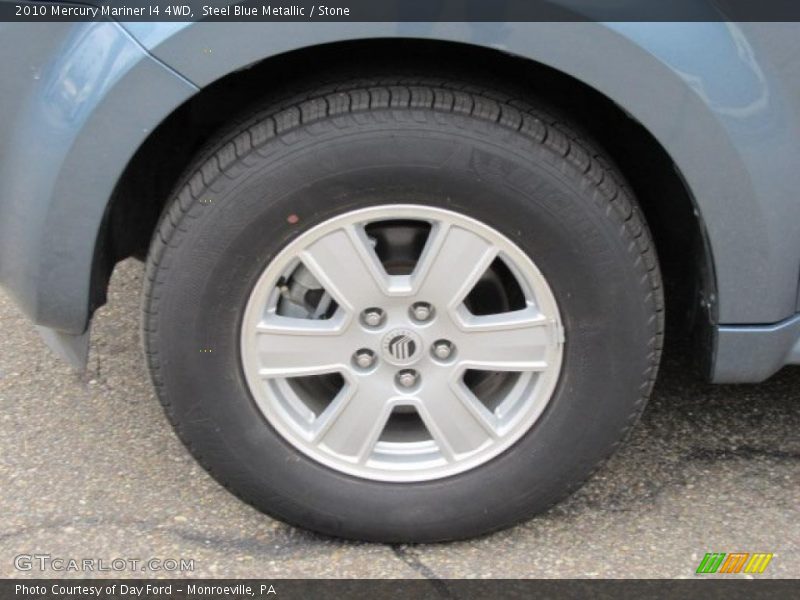 Steel Blue Metallic / Stone 2010 Mercury Mariner I4 4WD