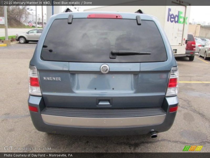 Steel Blue Metallic / Stone 2010 Mercury Mariner I4 4WD