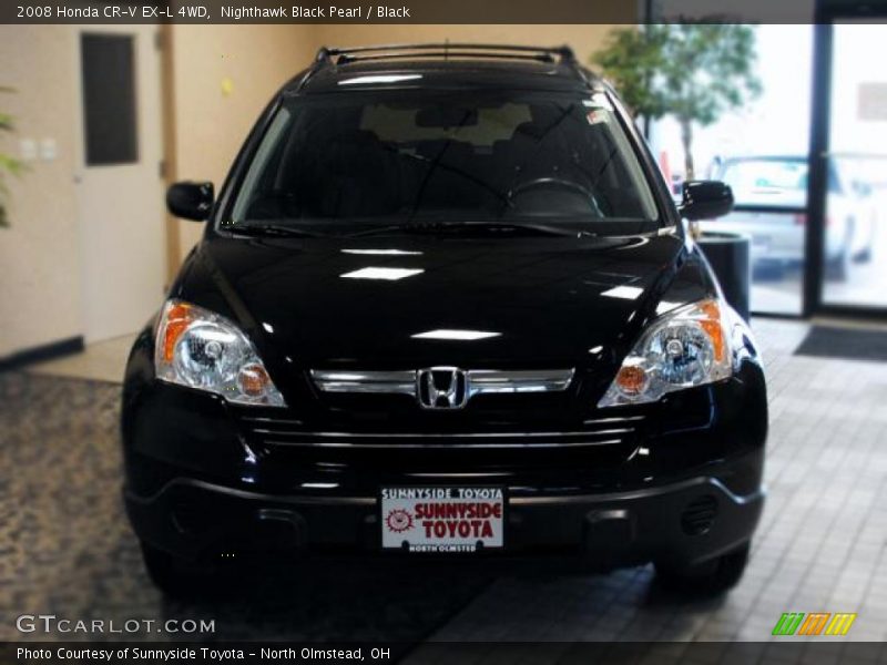 Nighthawk Black Pearl / Black 2008 Honda CR-V EX-L 4WD