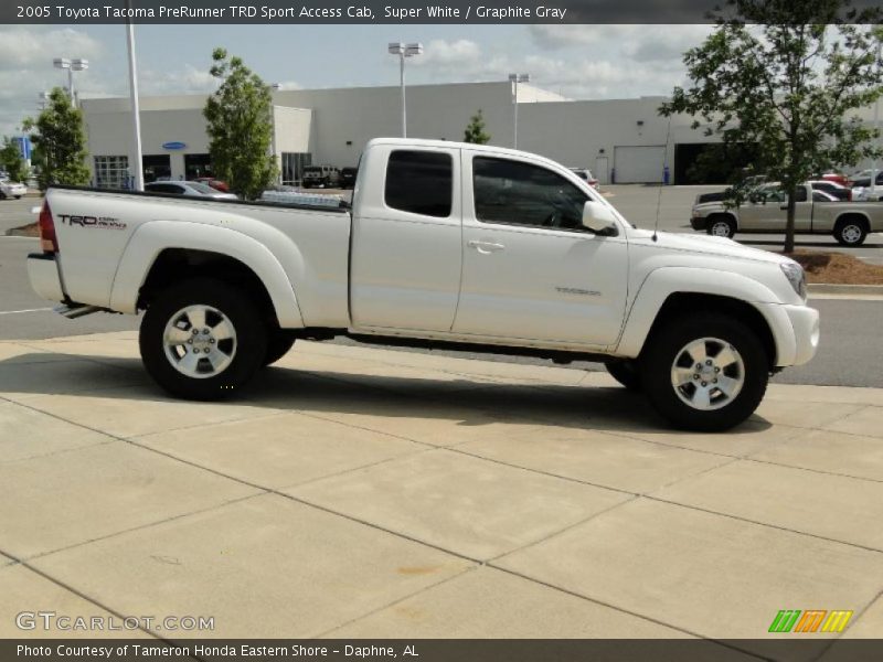 Super White / Graphite Gray 2005 Toyota Tacoma PreRunner TRD Sport Access Cab