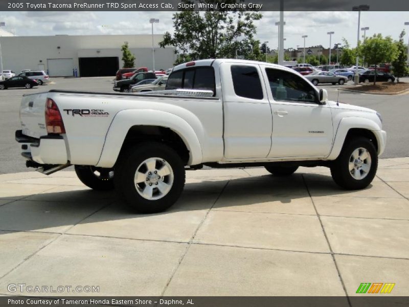 Super White / Graphite Gray 2005 Toyota Tacoma PreRunner TRD Sport Access Cab