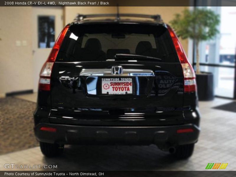 Nighthawk Black Pearl / Black 2008 Honda CR-V EX-L 4WD