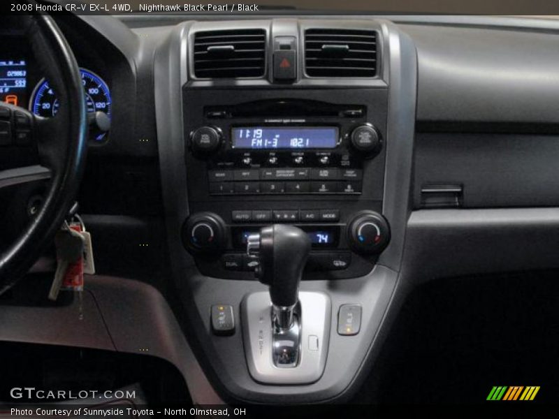 Nighthawk Black Pearl / Black 2008 Honda CR-V EX-L 4WD