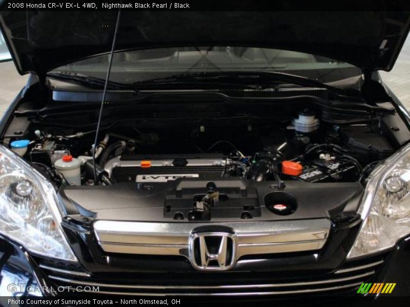 Nighthawk Black Pearl / Black 2008 Honda CR-V EX-L 4WD