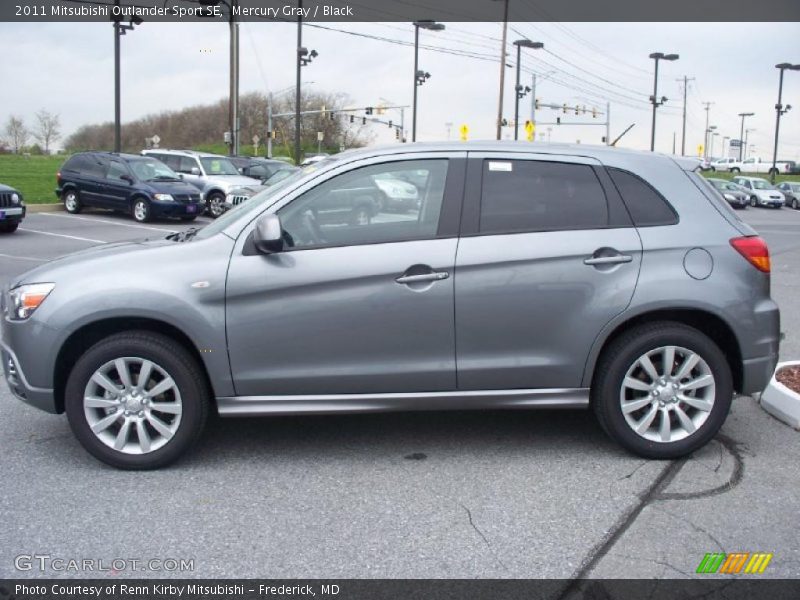 Mercury Gray / Black 2011 Mitsubishi Outlander Sport SE