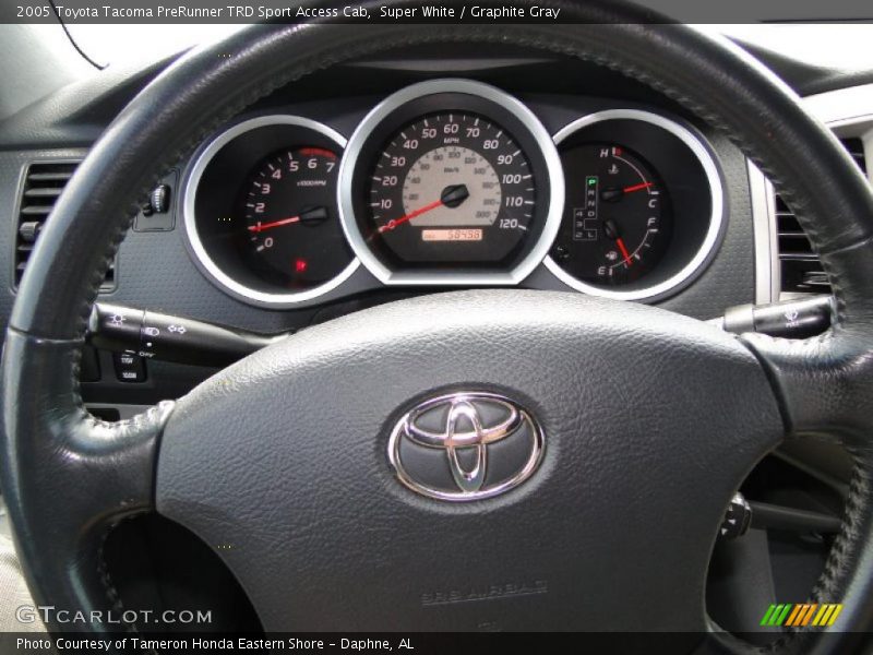 Super White / Graphite Gray 2005 Toyota Tacoma PreRunner TRD Sport Access Cab