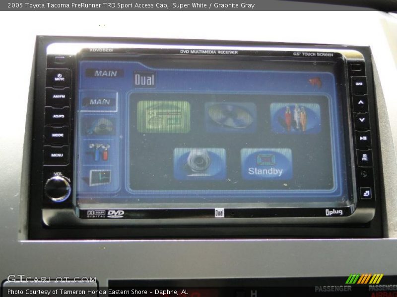 Super White / Graphite Gray 2005 Toyota Tacoma PreRunner TRD Sport Access Cab